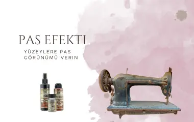 Yüzeylere pas efekti verin